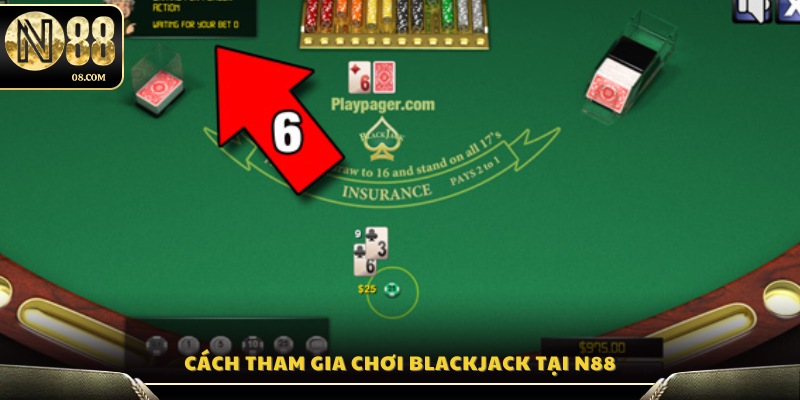 Quy trình đăng nhập và đặt cược khi chơi Blackjack online