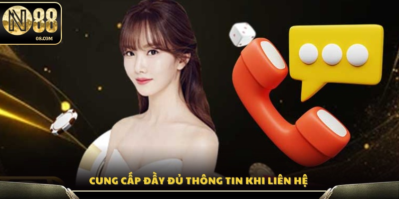 Điền chính xác và đầy đủ thông tin khi gửi yêu cầu hỗ trợ